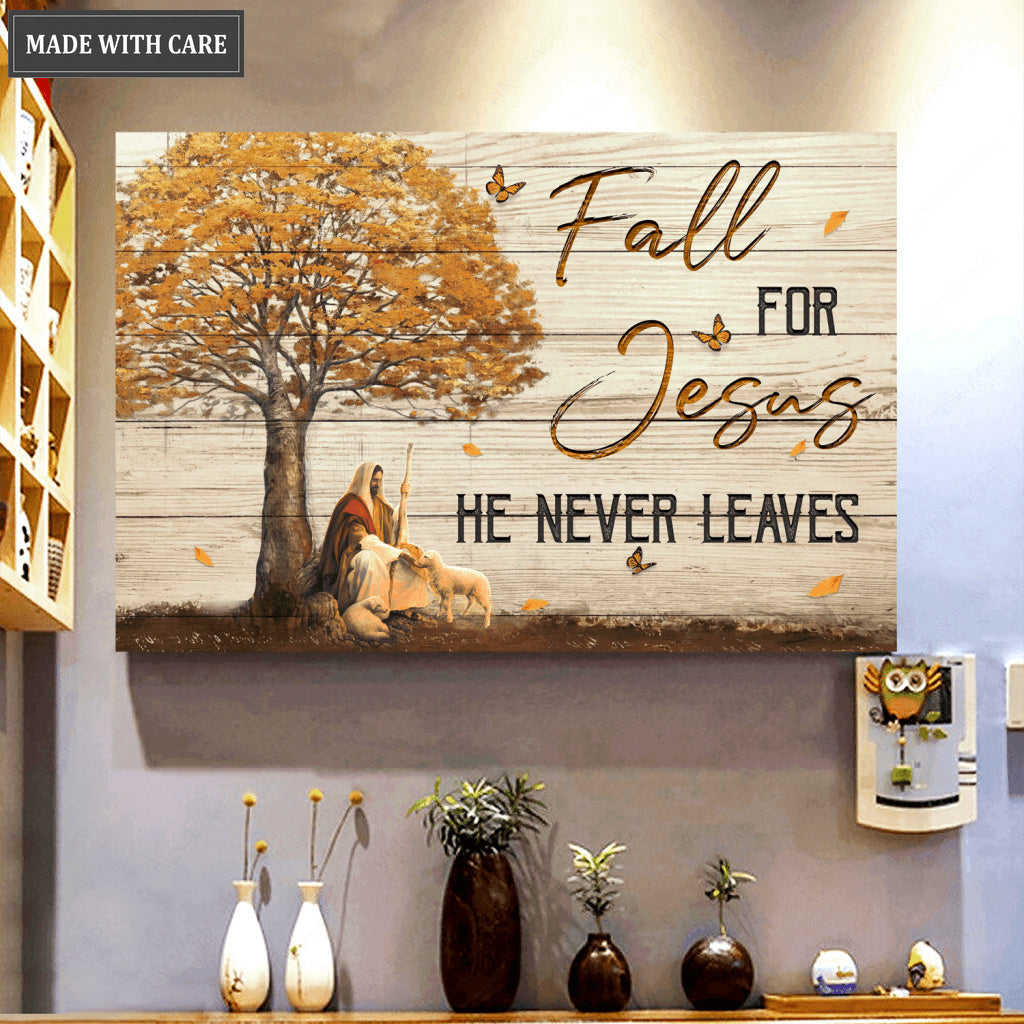 Autumn Tree Fall For Jesus Wall Art