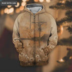 Christian Cross Daisy All My Hope Hoodie