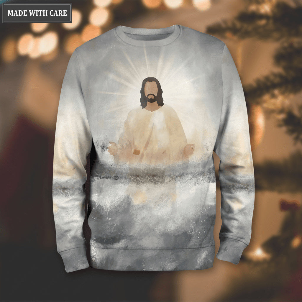 Christian Cross He Is Risen Hoodie