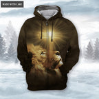 Christian Cross Lion Of Judah Hoodie