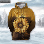 Cross Sunflower Christian Faith Is Believing Hoodie