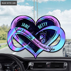 Hologram Infinity With Heart Personalized Ornament