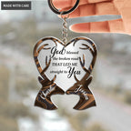 Hologram Deers For Couple Personalized Keychain
