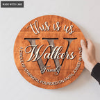 This Is Us Personalized Wood Pallet Sign
