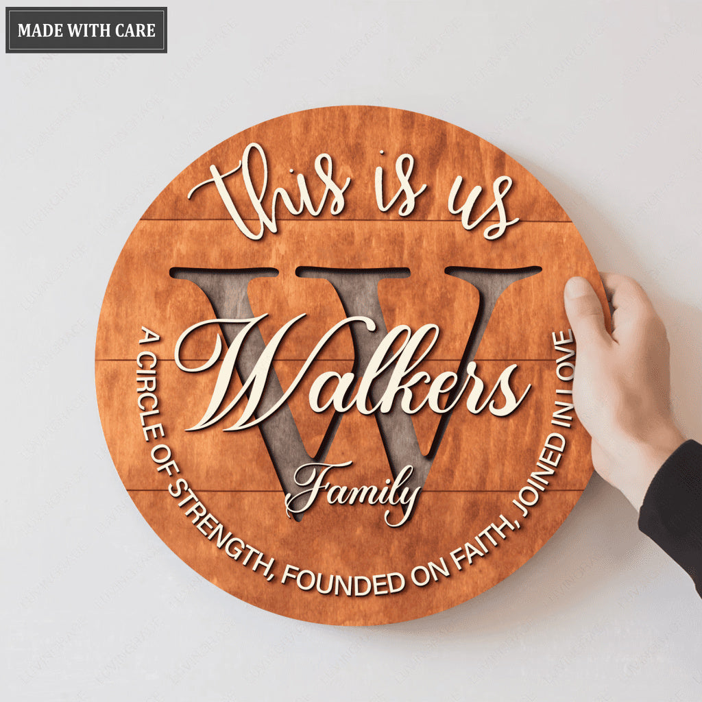 This Is Us Personalized Wood Pallet Sign