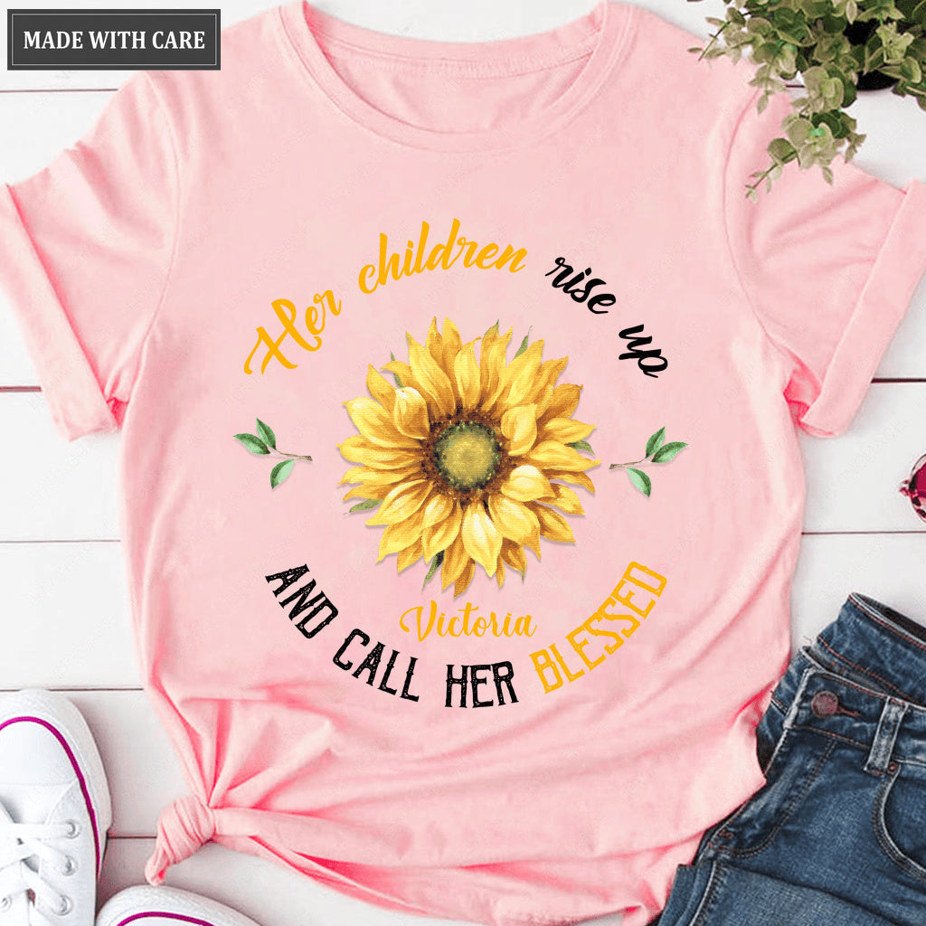 Personalized Call Her Blessed Tshirt