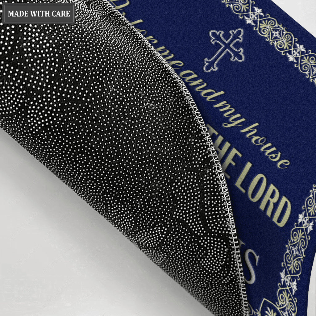 Personalized Serve The Lord Catholic Doormat