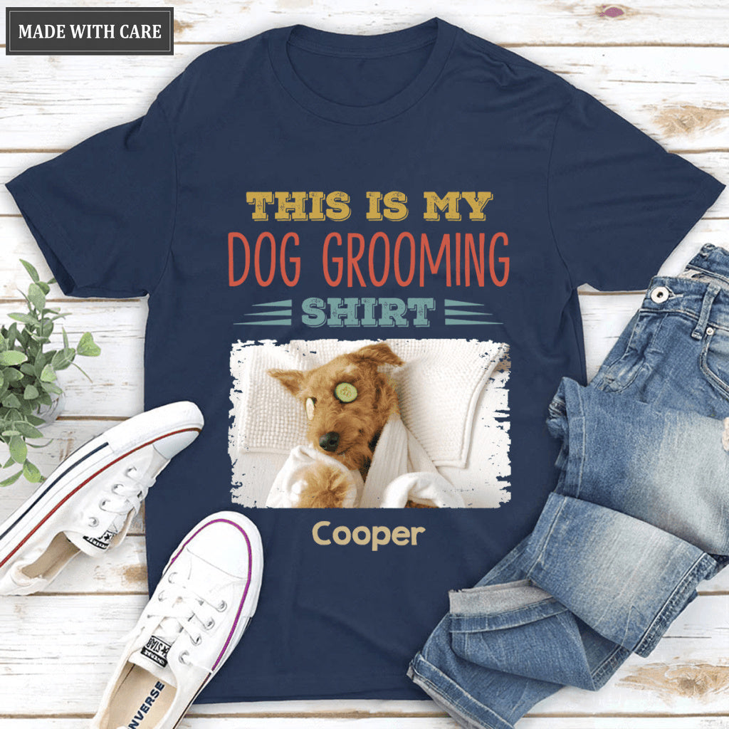 This Is My Dog Grooming Personalized Tshirt