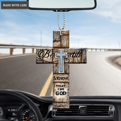 Be Still And Know Cross Ornament