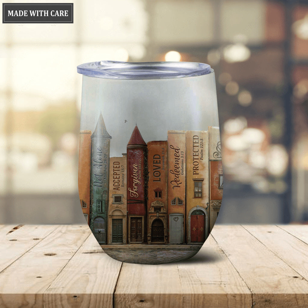 Book House God Says You Are Egg Tumbler