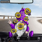 Purple Gnome With Sunflowers God Says You Are Ornament