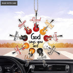 Set Of Electric Guitars God Says You Are Ornament
