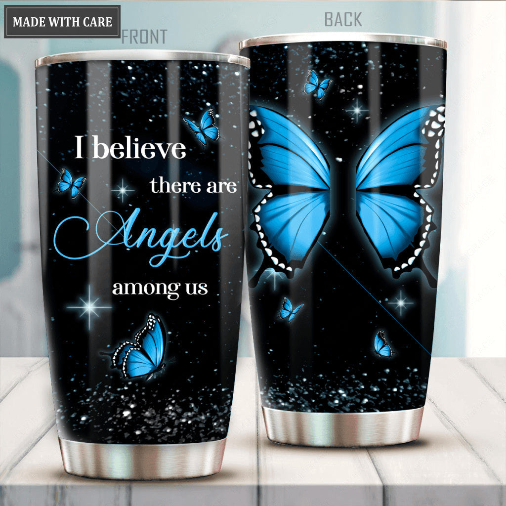 Angel Butterfly Personalized Tumbler