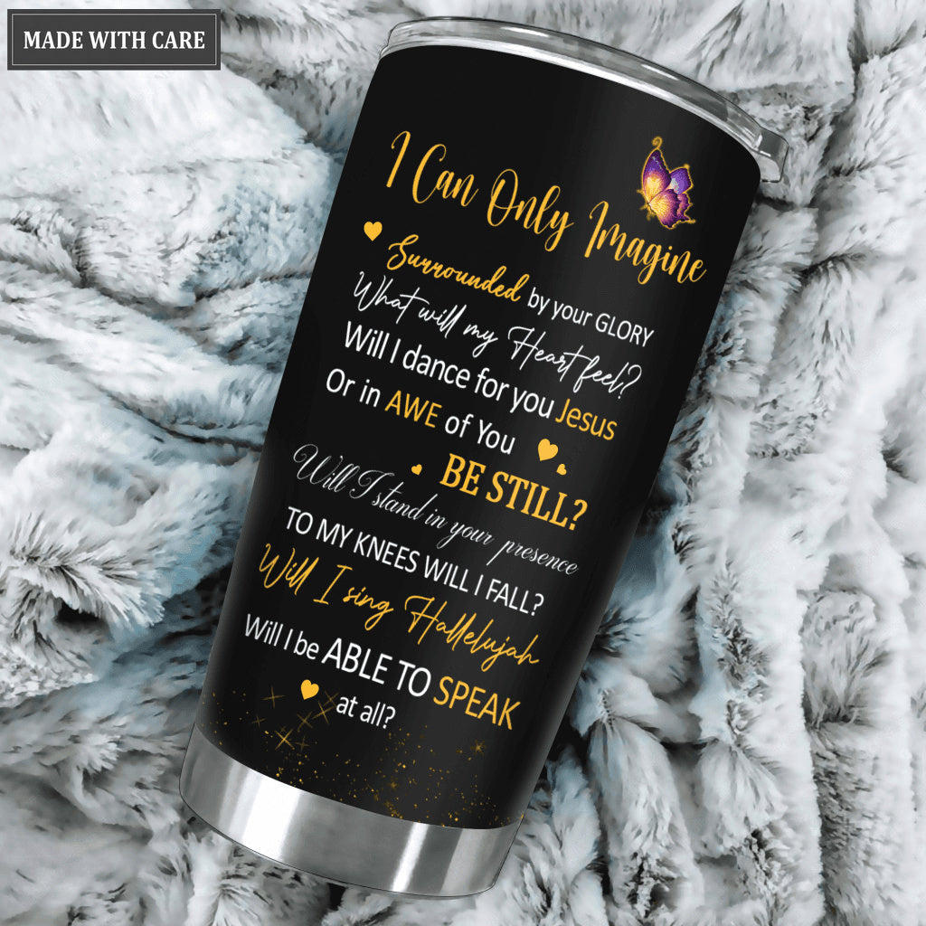 Black And Yellow Glory Customized Tumbler