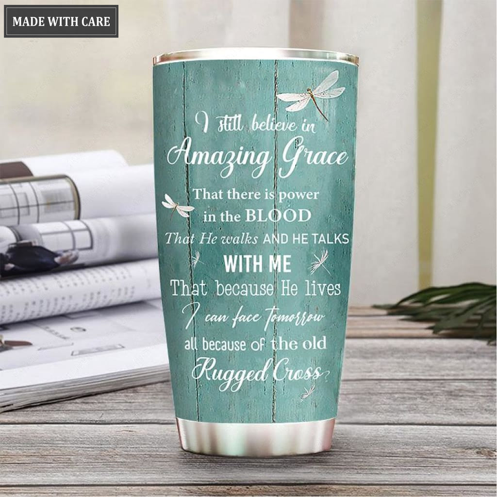 Faith Amazing Grace Personalized Tumbler