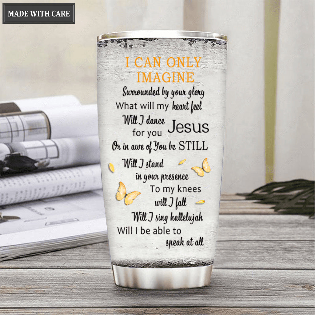 Glory In The Air Yellow Boots Personalized Tumbler
