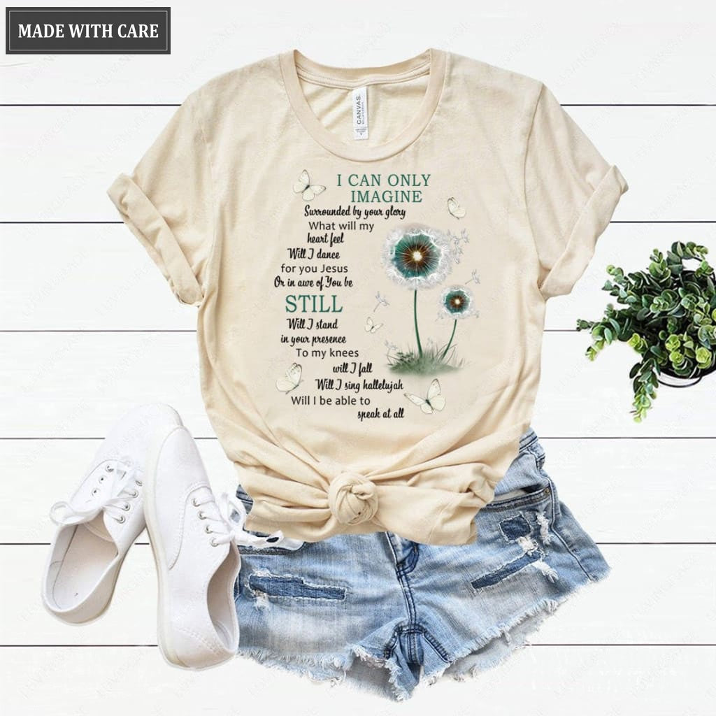 Green Dandelion Glory In The Air Tshirt