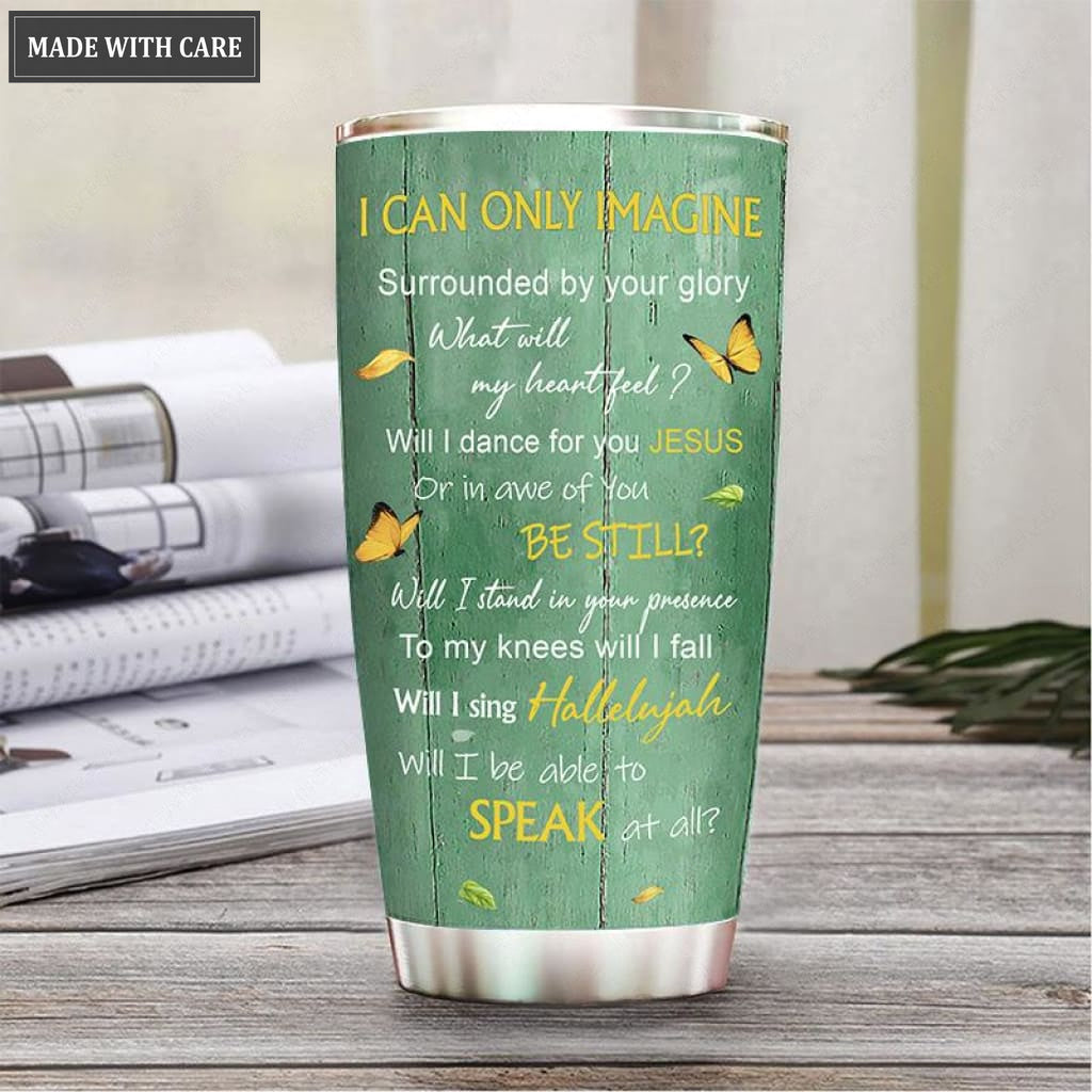 Green Sunflowers Surrounded By Glory Customized Tumbler
