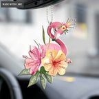 Hibicus Flower Flamigo God Says You Are Ornament