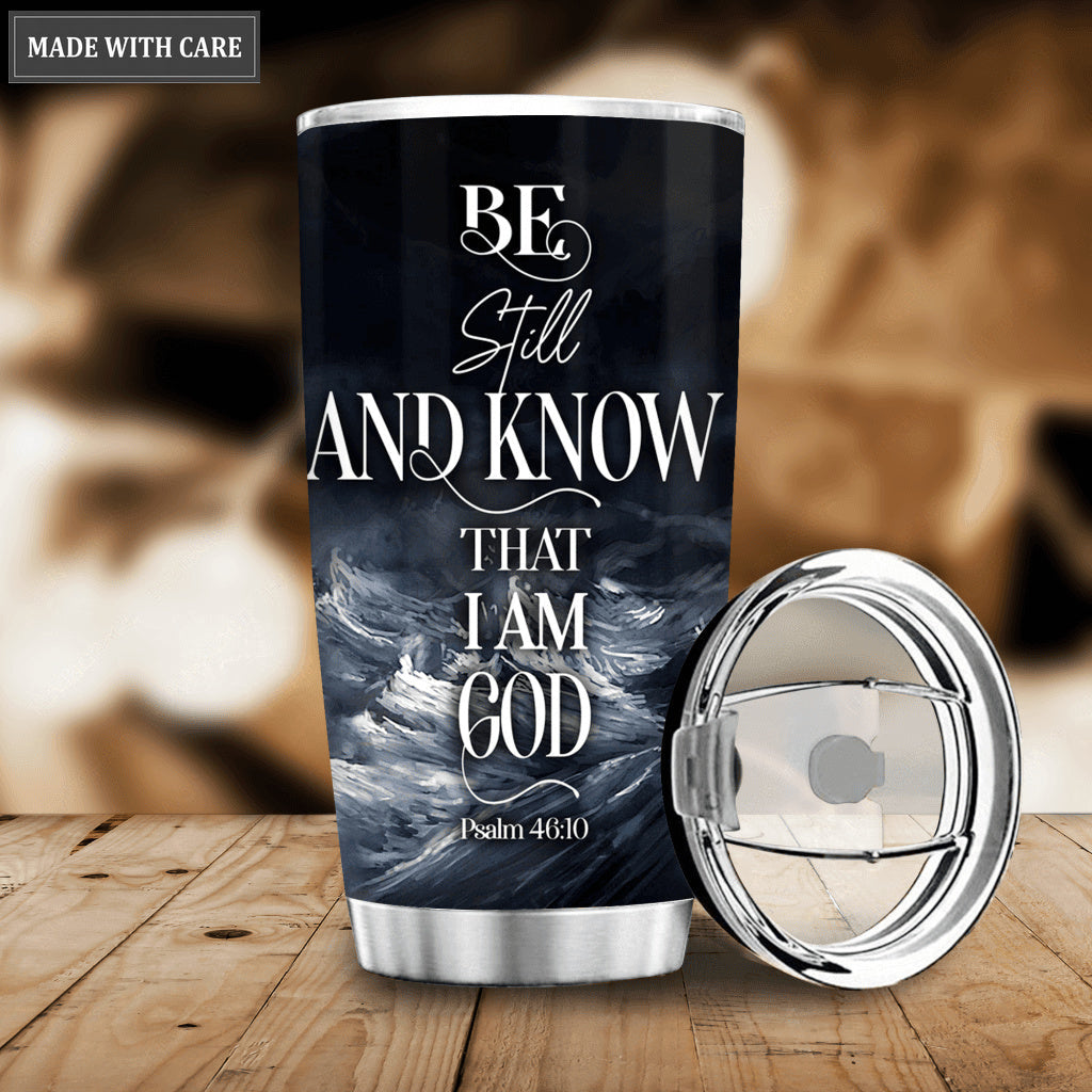 Jesus Be Still And Know Personalized Tumbler
