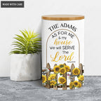 Personalized Serve The Lord Ceramic Gratitude Jar