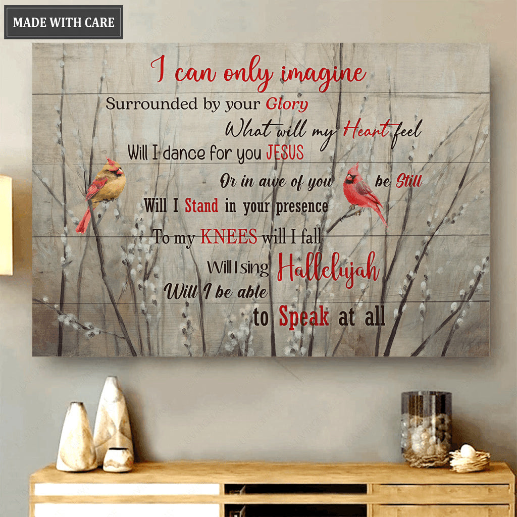 Pretty Cardinal Canvas Wall Art