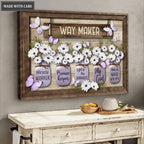 Purple Daisy Waymaker Wall Art