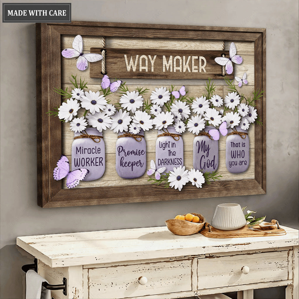 Purple Daisy Waymaker Wall Art