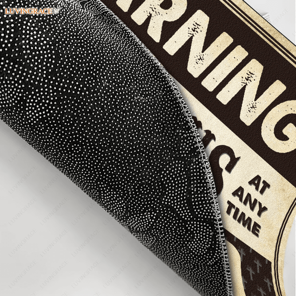 Warning We May Start Personalized Doormat