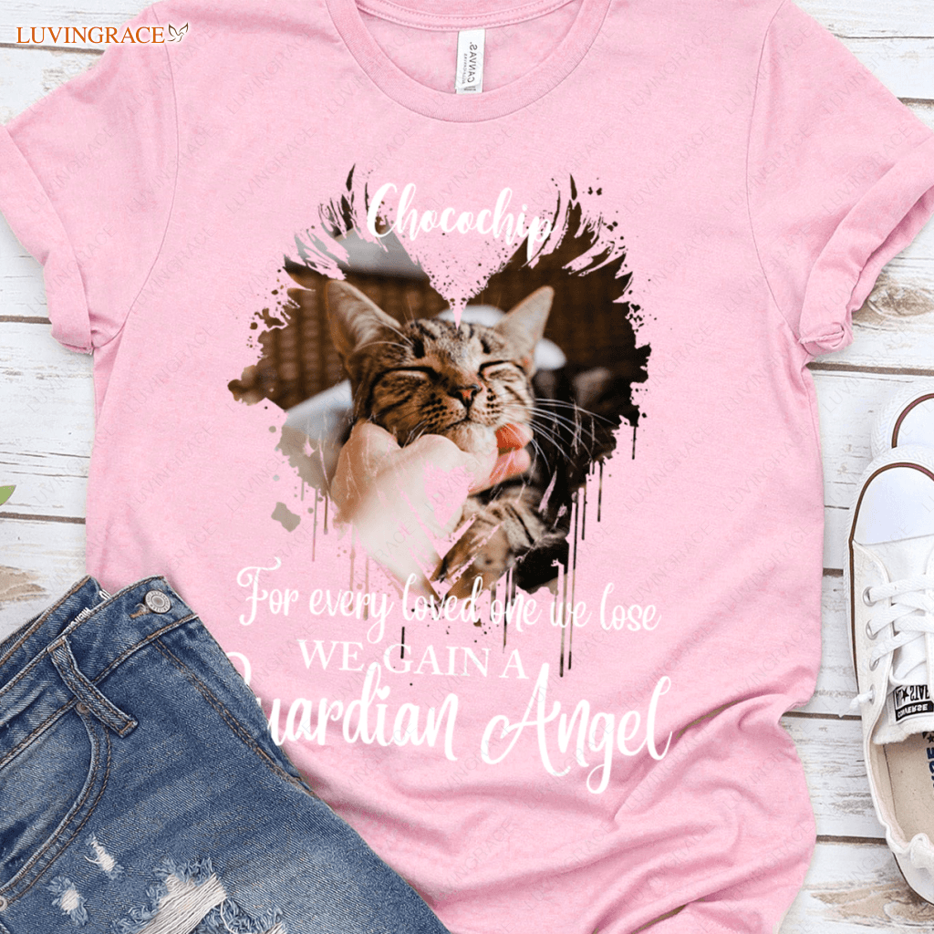 We Gain A Guardian Angel - Personalized Custom Unisex T-Shirt Shirt