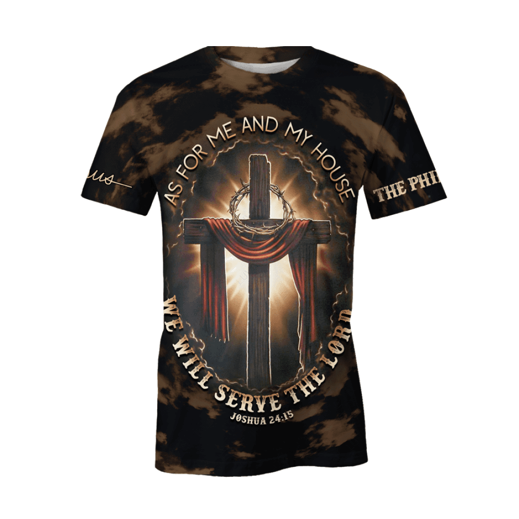 We Will Serve The Lord Personalized Hoodie