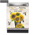 Every Day Is A New Beginning Magnetic Dishwasher Cover