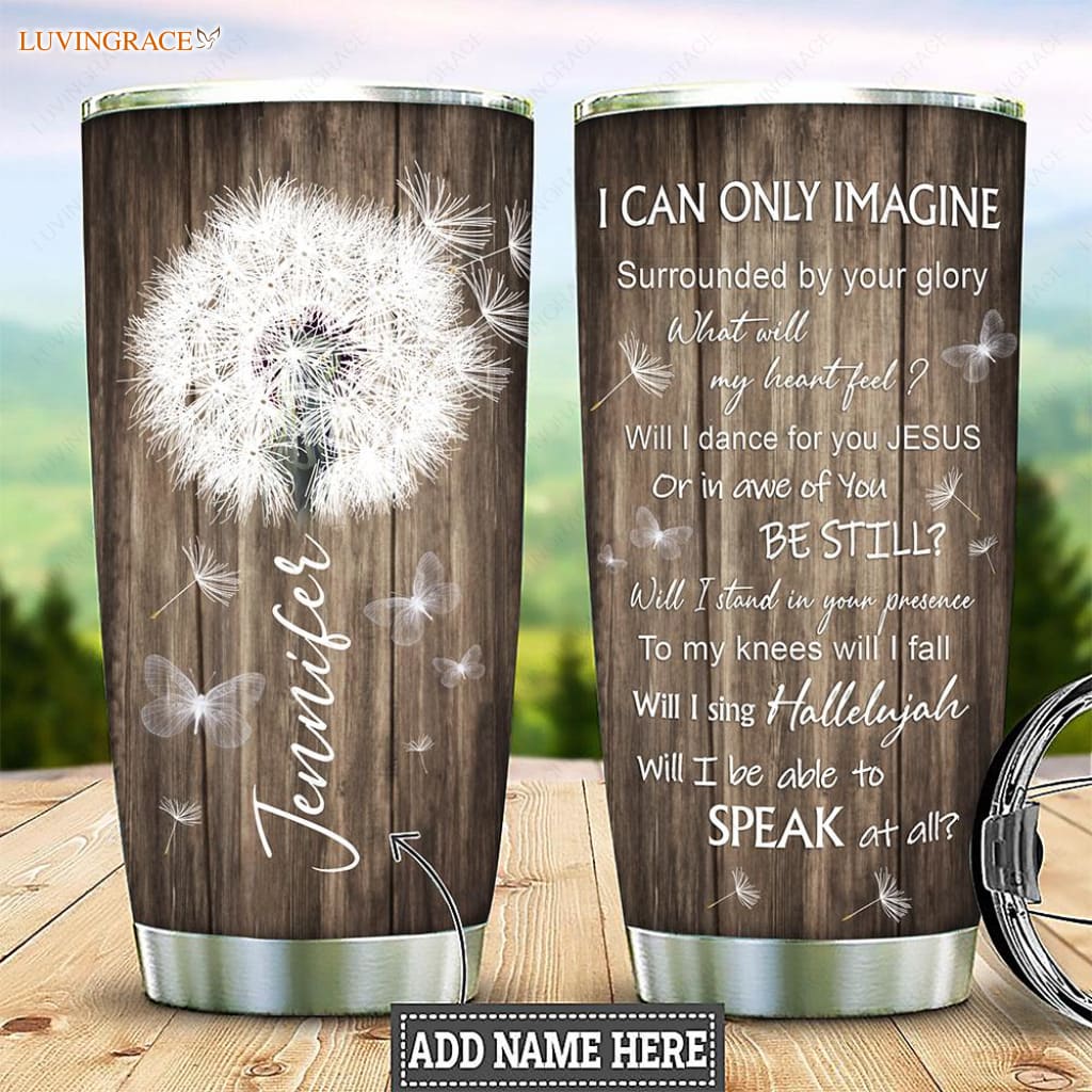 White Dandelion Surrounded By Glory Customized Tumbler Tumbler