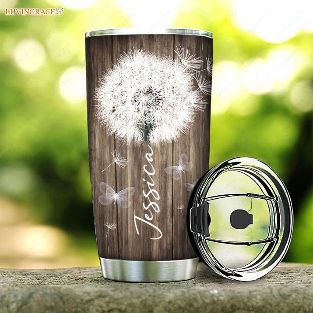 White Dandelion Surrounded By Glory Customized Tumbler Tumbler