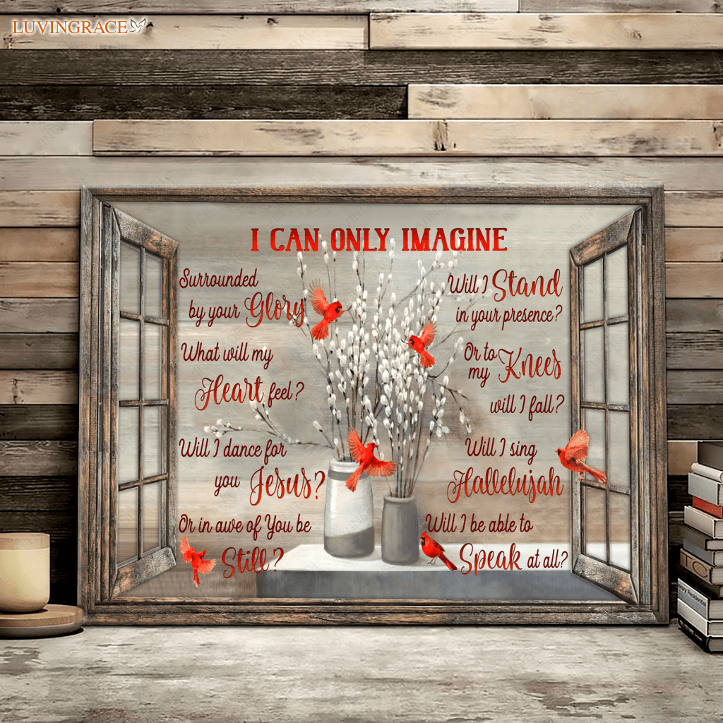 Will I Dance For You Jesus Red Cardinal Wall Art