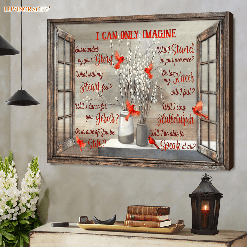 Will I Dance For You Jesus Red Cardinal Wall Art