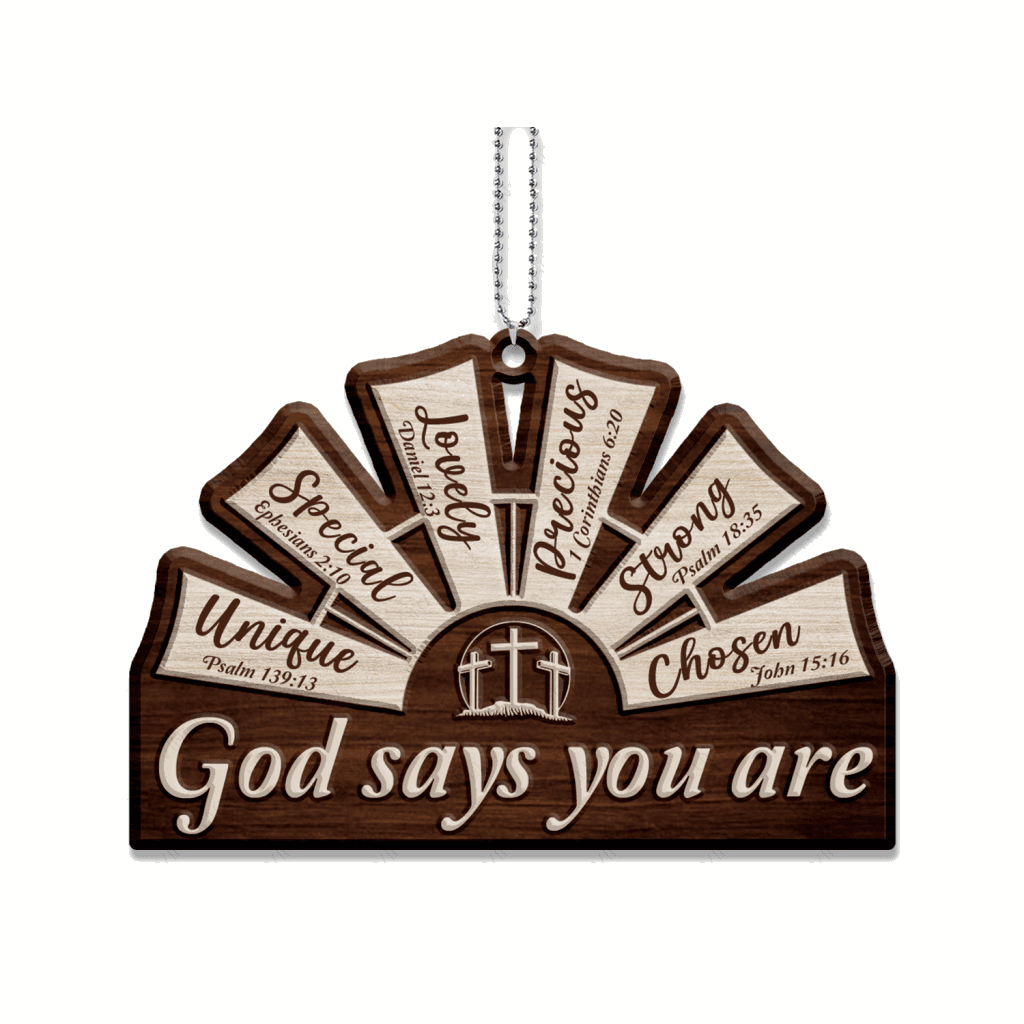 Windmill Cross God Says You Are Ornament