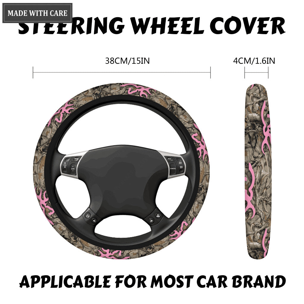 Pink Camo Country Girl Steering Wheel Cover Car Accessories