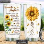 Sunflower Will I Sing Hallelujah Personalized Tumbler