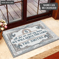 Printfamily L28 Monogram Collection As For My House Personalized Doormat