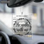 He Walks With Me Music Sheets Ornament